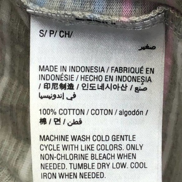 Charter Club Short Sleeve pajama Top grey Small - Picture 6 of 6